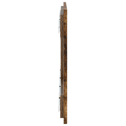 vidaXL Wall-Mounted Headboard ZWOLLE Smoked Oak Engineered Wood 4