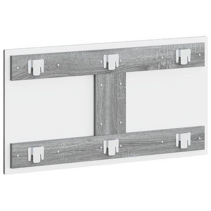 vidaXL Wall-Mounted Headboard ZWOLLE Grey Sonoma Engineered Wood 5