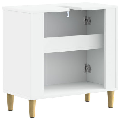vidaXL Bathroom Sink Cabinet ARNHEM White 59.5 x 31.5x 59 cm 6