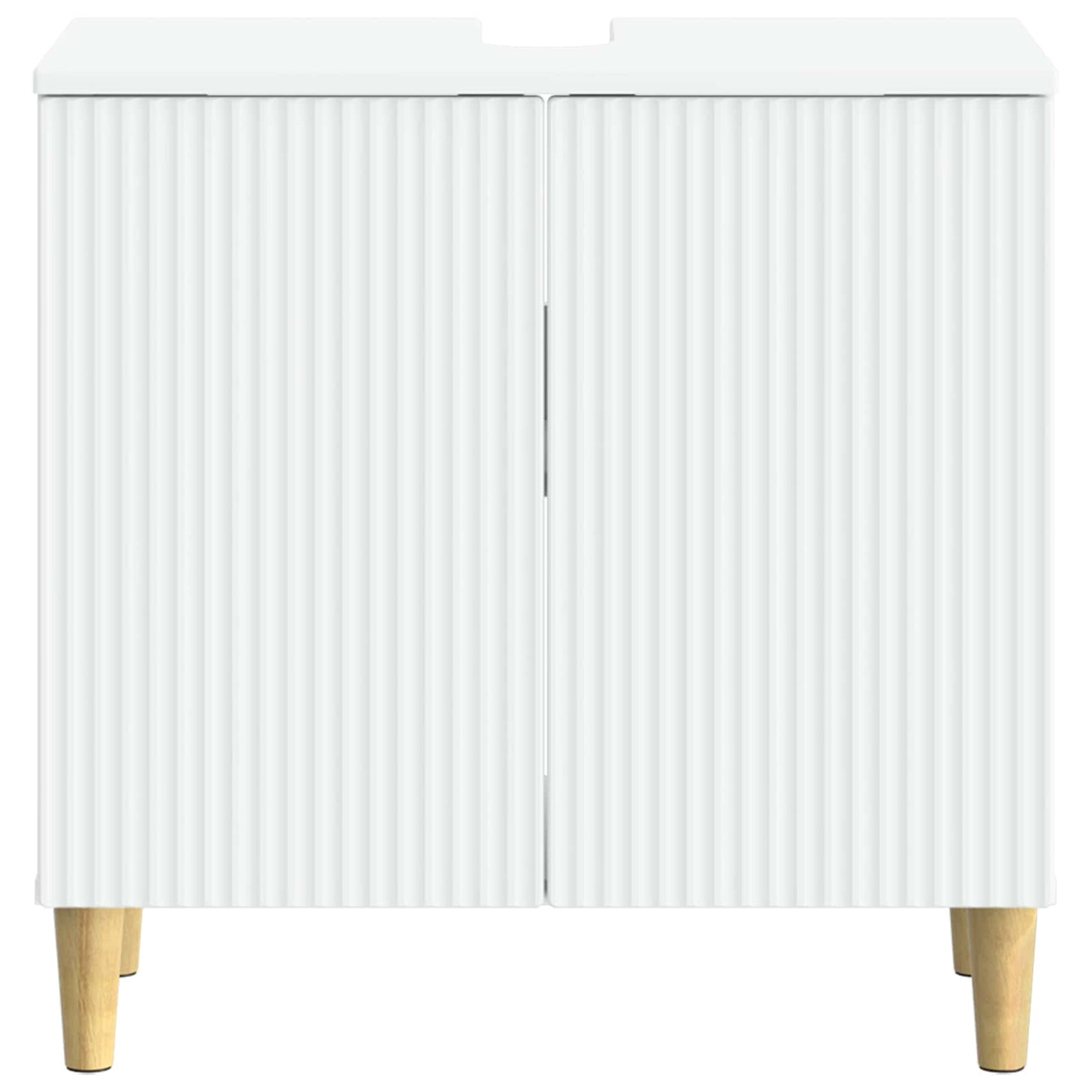 vidaXL Bathroom Sink Cabinet ARNHEM White 59.5 x 31.5x 59 cm 4