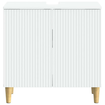 vidaXL Bathroom Sink Cabinet ARNHEM White 59.5 x 31.5x 59 cm 4