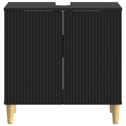 vidaXL Bathroom Sink Cabinet ARNHEM Black 59.5 x 31.5x 59 cm 4