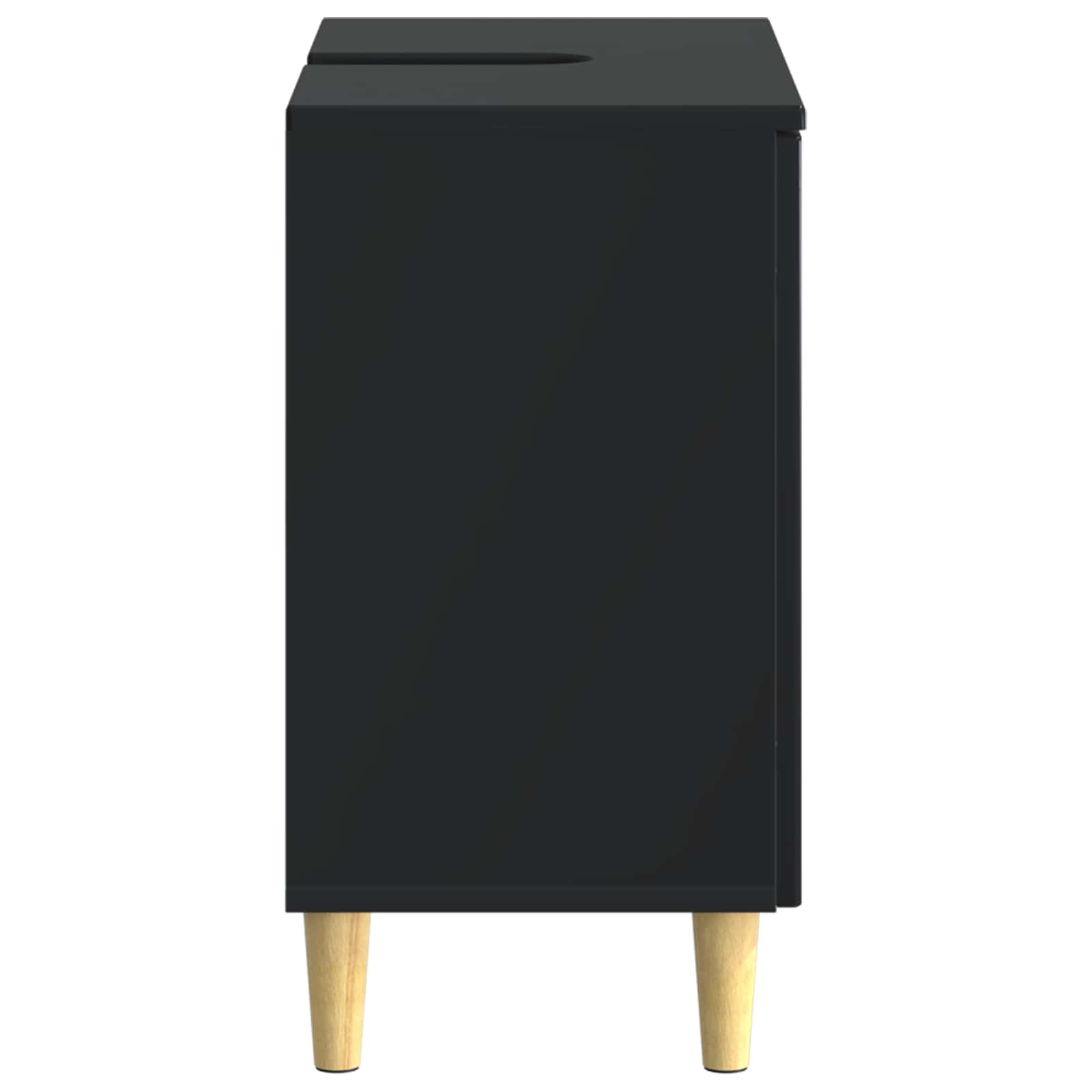 vidaXL Bathroom Sink Cabinet ARNHEM Black 59.5 x 31.5x 59 cm 5