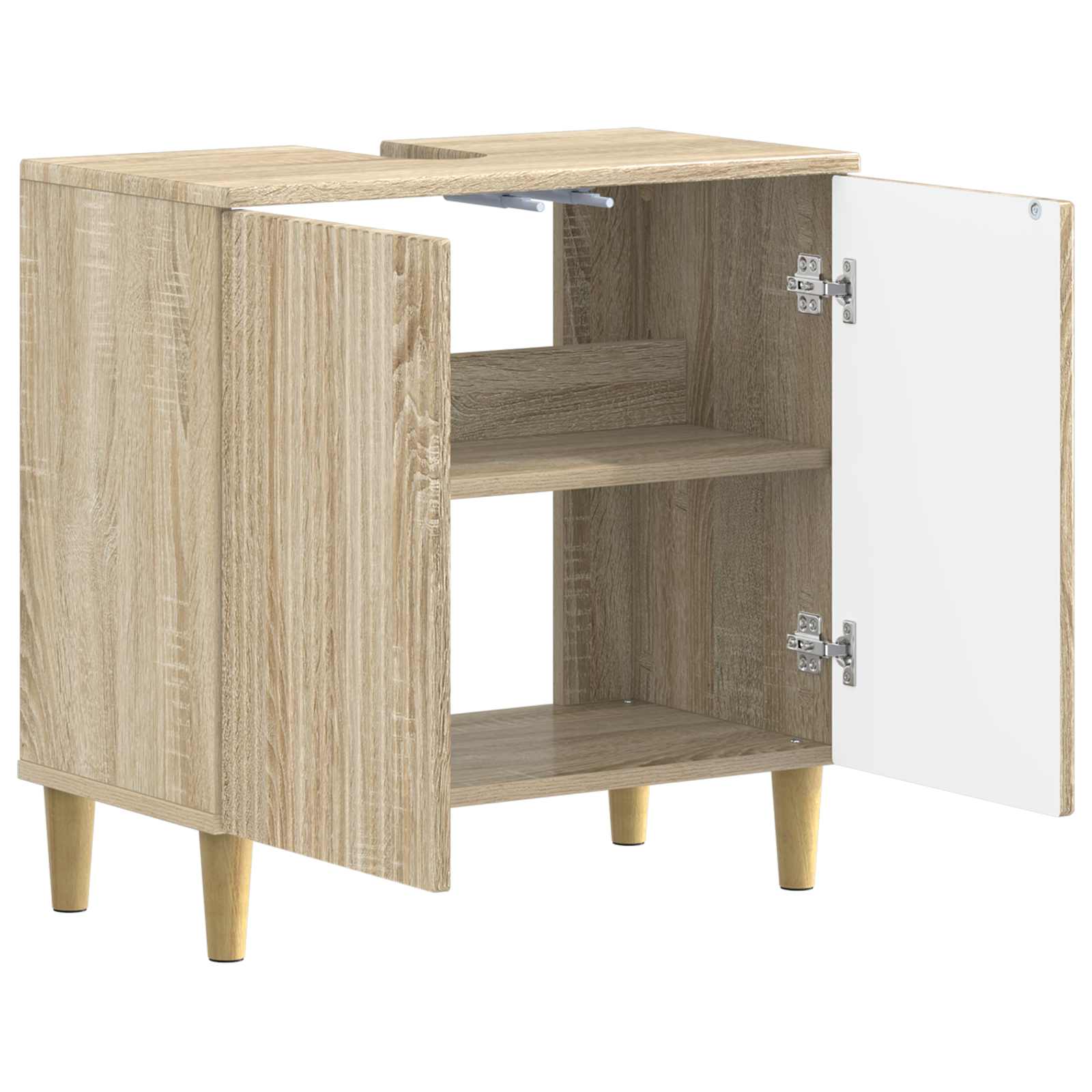 vidaXL Bathroom Sink Cabinet ARNHEM Sonoma Oak 59.5 x 31.5x 59 cm 3