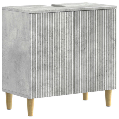 vidaXL Bathroom Sink Cabinet ARNHEM Concrete Grey 59.5 x 31.5x 59 cm 2