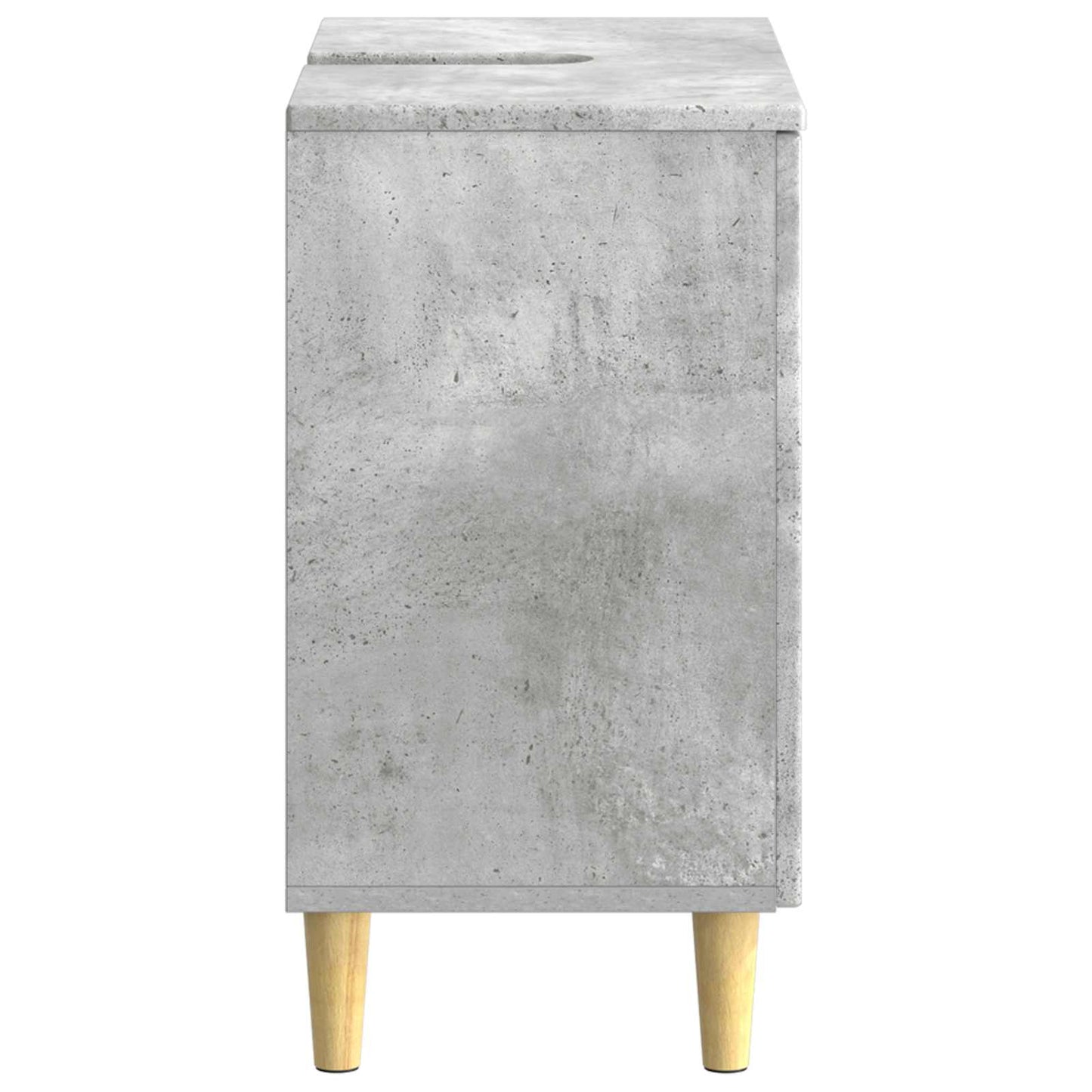 vidaXL Bathroom Sink Cabinet ARNHEM Concrete Grey 59.5 x 31.5x 59 cm 5