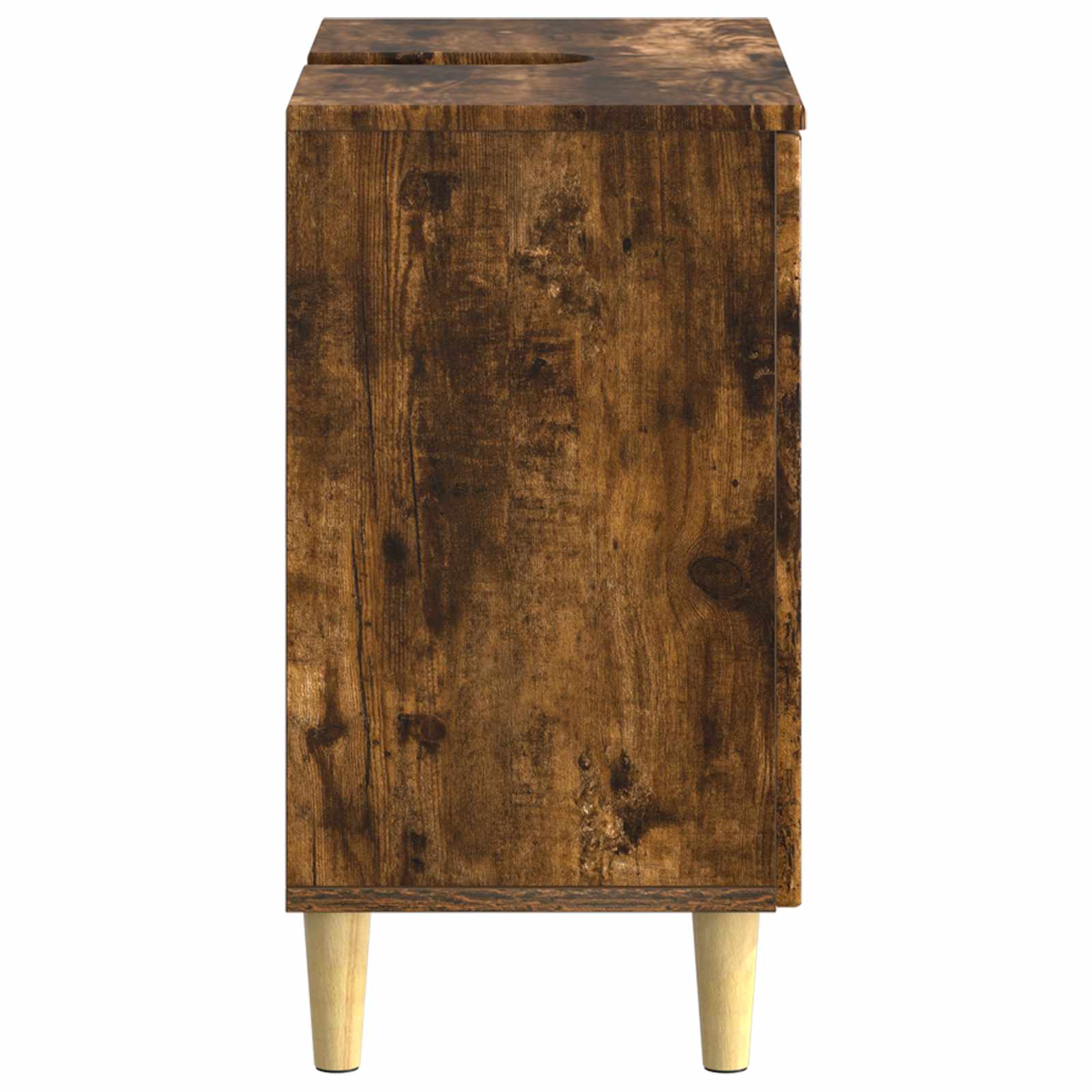 vidaXL Bathroom Sink Cabinet ARNHEM Smoked Oak 59.5 x 31.5x 59 cm 5