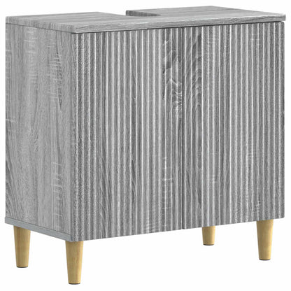 vidaXL Bathroom Sink Cabinet ARNHEM Grey Sonoma 59.5 x 31.5x 59 cm 2