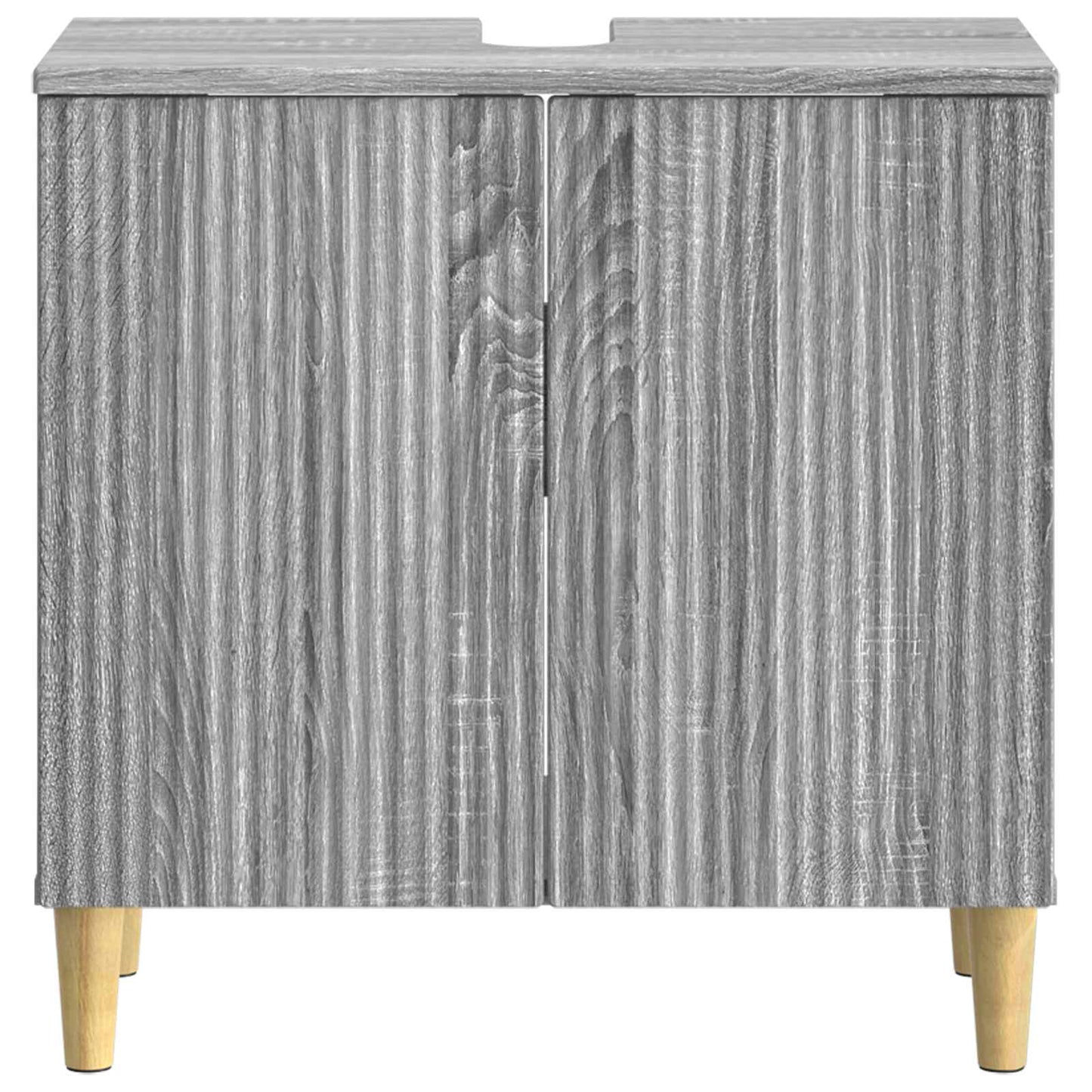 vidaXL Bathroom Sink Cabinet ARNHEM Grey Sonoma 59.5 x 31.5x 59 cm 4