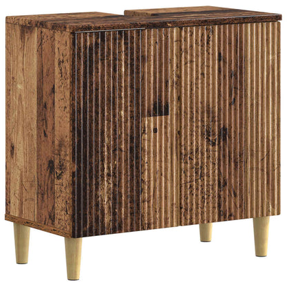 vidaXL Bathroom Sink Cabinet ARNHEM Old Wood 59.5 x 31.5x 59 cm 2