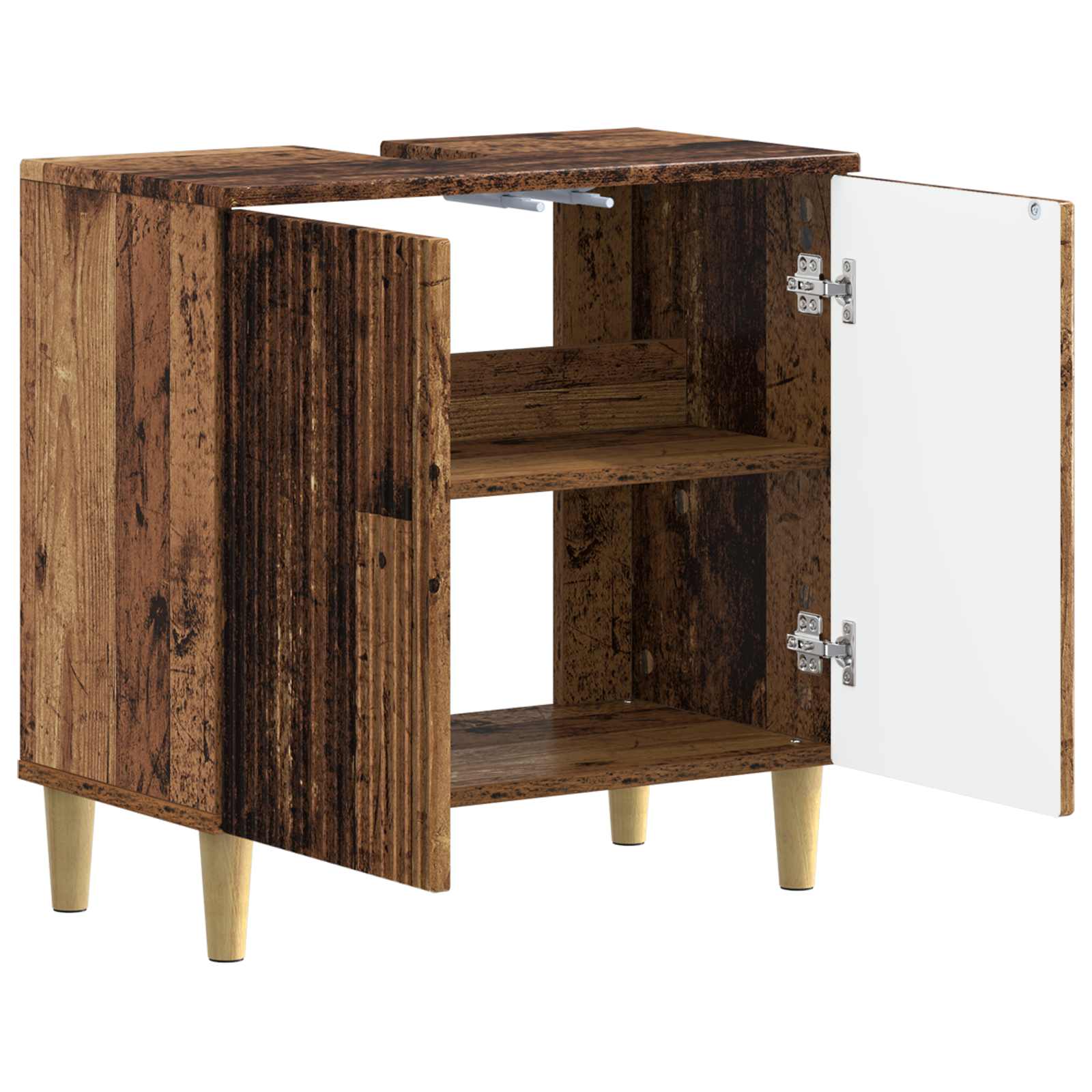 vidaXL Bathroom Sink Cabinet ARNHEM Old Wood 59.5 x 31.5x 59 cm 3