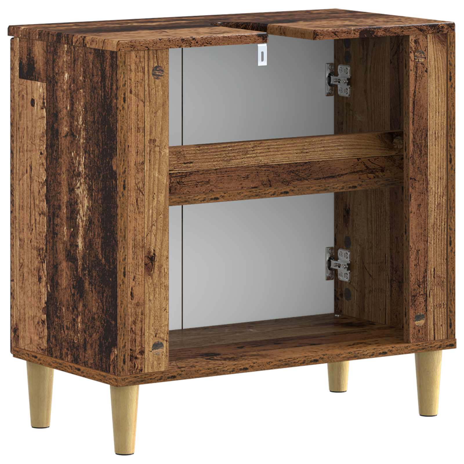 vidaXL Bathroom Sink Cabinet ARNHEM Old Wood 59.5 x 31.5x 59 cm 6