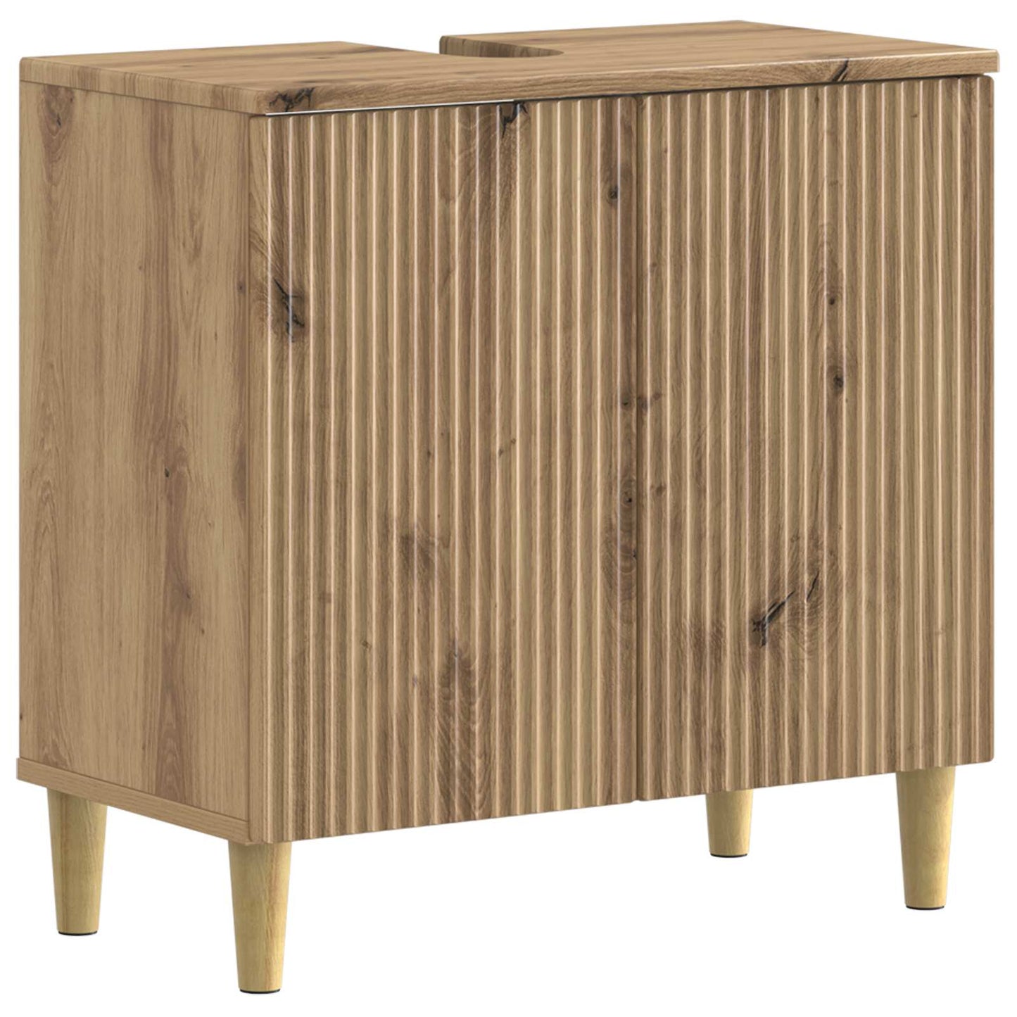 vidaXL Bathroom Sink Cabinet ARNHEM Artisan Oak 59.5 x 31.5x 59 cm 2