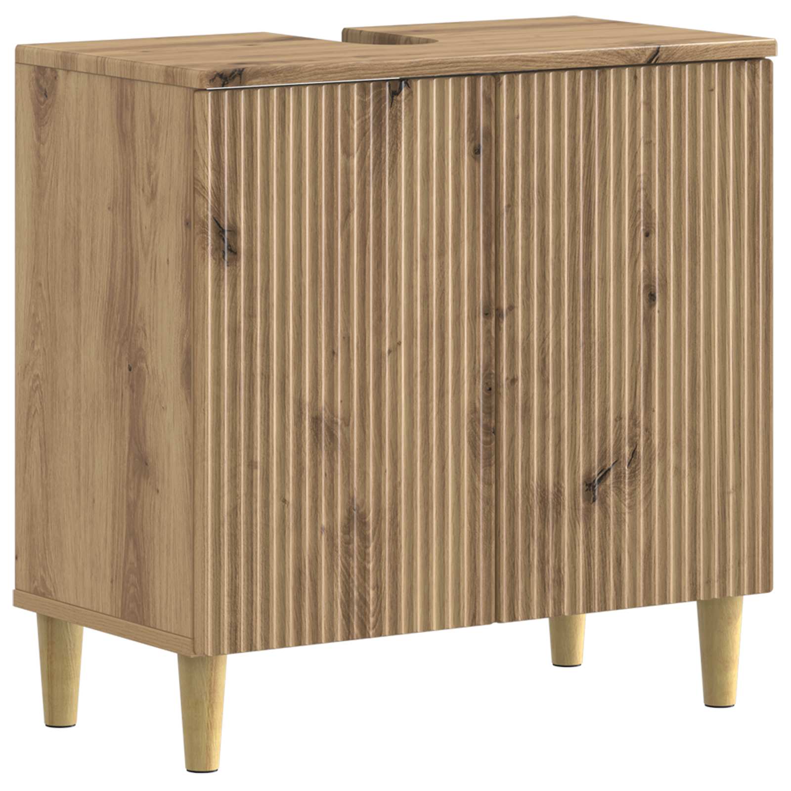 vidaXL Bathroom Sink Cabinet ARNHEM Artisan Oak 59.5 x 31.5x 59 cm 2
