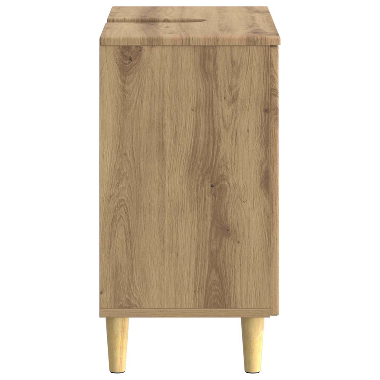 vidaXL Bathroom Sink Cabinet ARNHEM Artisan Oak 59.5 x 31.5x 59 cm 5