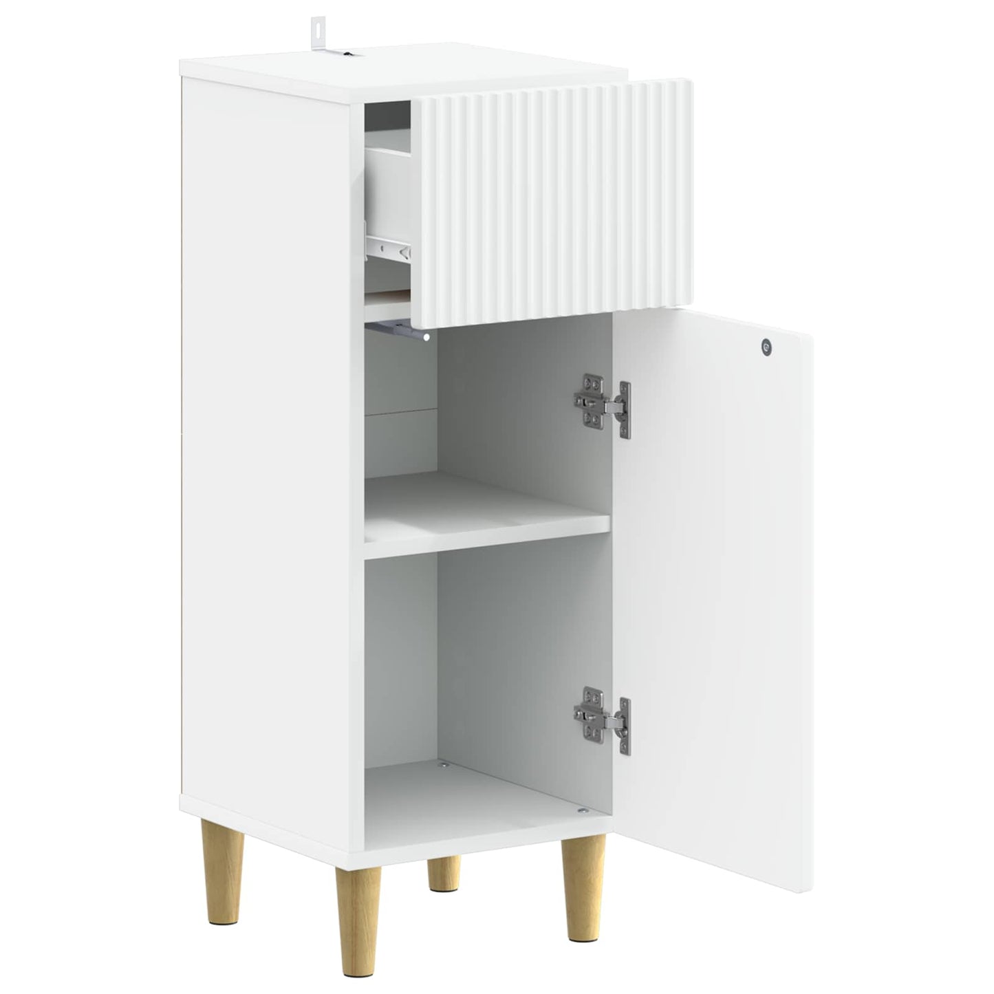 vidaXL Bathroom Storage Cainet ARNHEM White 30 x 31 x 80 cm 3