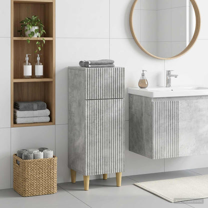 vidaXL Bathroom Storage Cainet ARNHEM Concrete Grey 30 x 31 x 80 cm 1