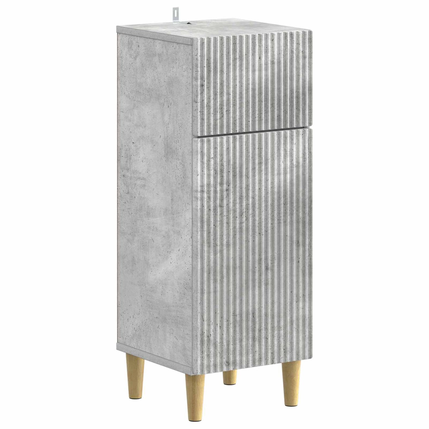 vidaXL Bathroom Storage Cainet ARNHEM Concrete Grey 30 x 31 x 80 cm 2