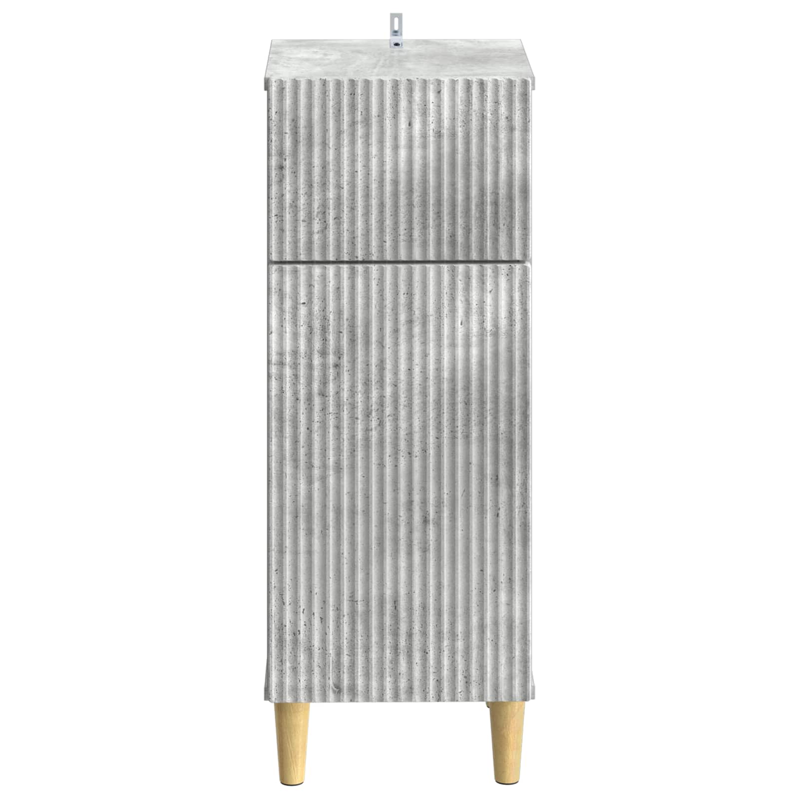 vidaXL Bathroom Storage Cainet ARNHEM Concrete Grey 30 x 31 x 80 cm 4