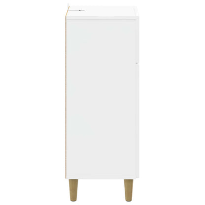 vidaXL Bathroom Storage Cainet ARNHEM High Gloss White 30 x 31 x 80 cm 5