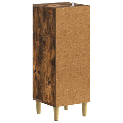 vidaXL Bathroom Storage Cainet ARNHEM Smoked Oak 30 x 31 x 80 cm 6