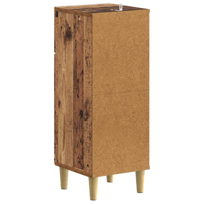 vidaXL Bathroom Storage Cainet ARNHEM Old Wood 30 x 31 x 80 cm 6