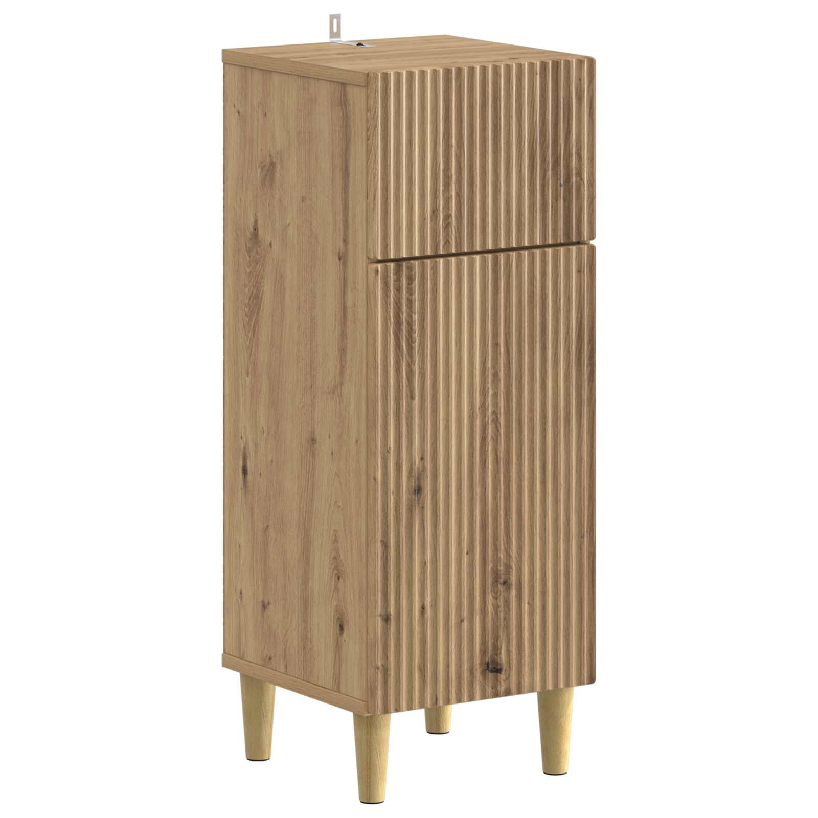 vidaXL Bathroom Storage Cainet ARNHEM Artisan Oak 30 x 31 x 80 cm 2
