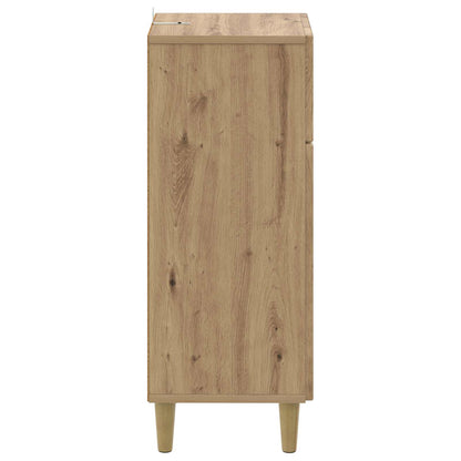 vidaXL Bathroom Storage Cainet ARNHEM Artisan Oak 30 x 31 x 80 cm 5