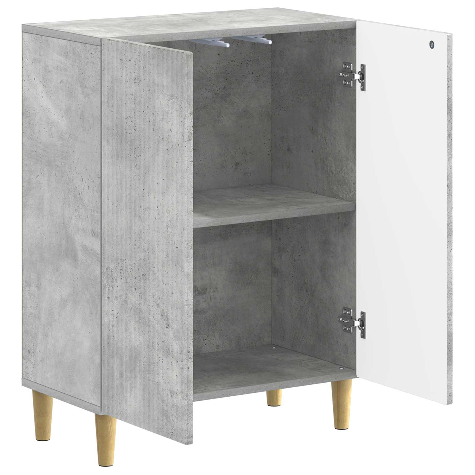 vidaXL Bathroom Storage Cainet ARNHEM Concrete Grey 59.5 x 31 x 80 cm 3