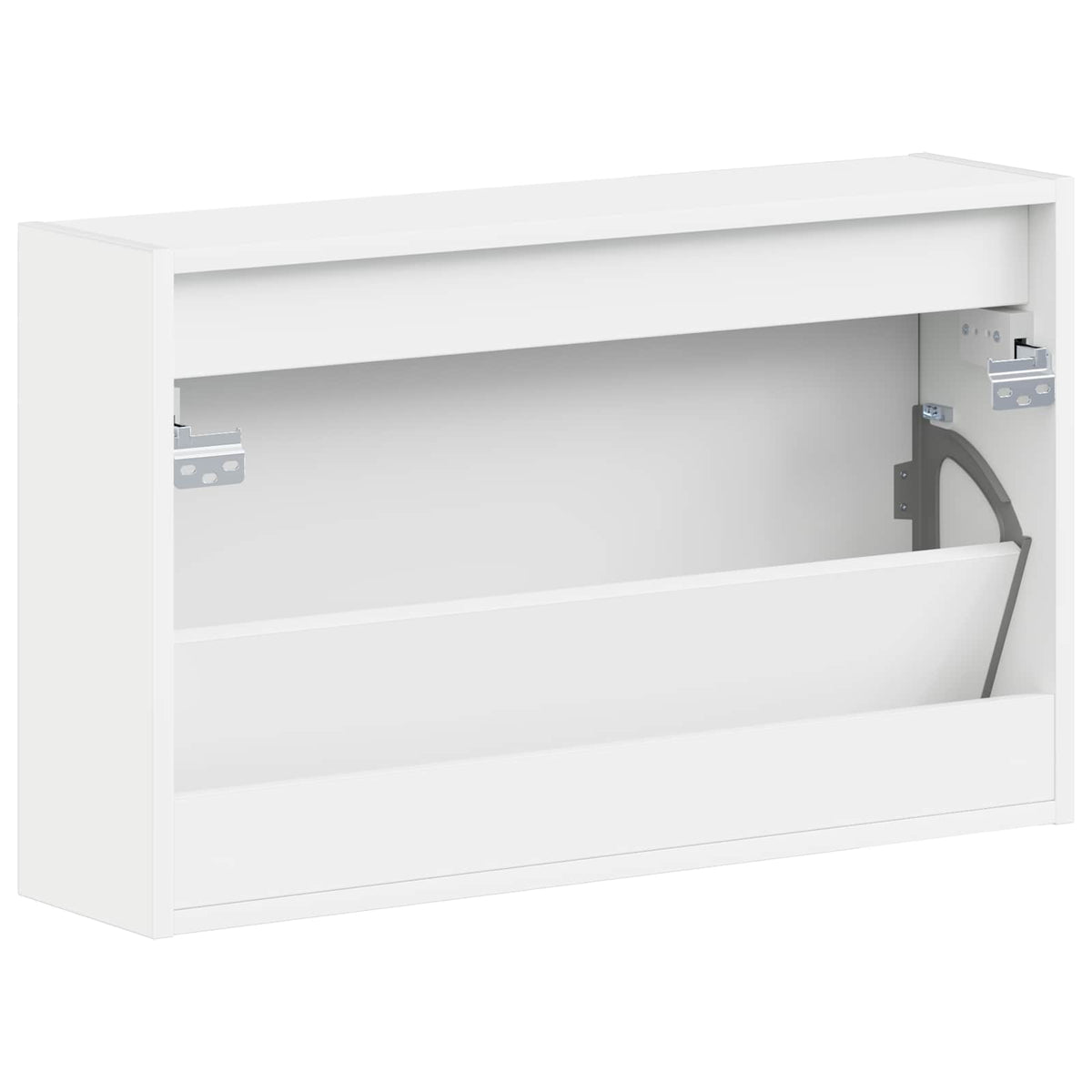 vidaXL Wall-Mounted Shoe Cabinet ARNHEM 71 x 17 x 43 cm White 6