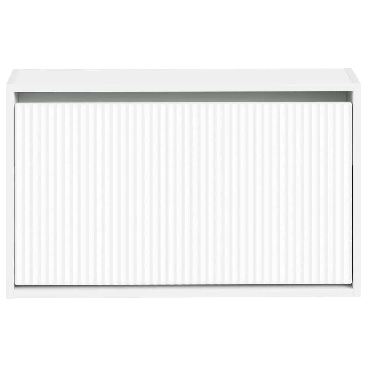 vidaXL Wall-Mounted Shoe Cabinet ARNHEM 71 x 17 x 43 cm White 4