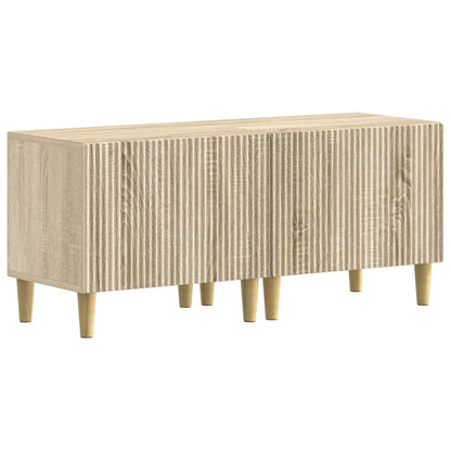 vidaXL TV Cabinet Sonoma Oak Engineered Wood 2
