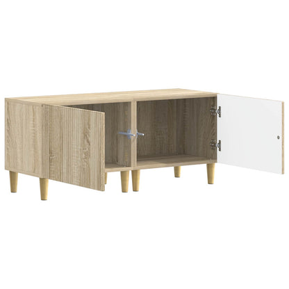 vidaXL TV Cabinet Sonoma Oak Engineered Wood 3