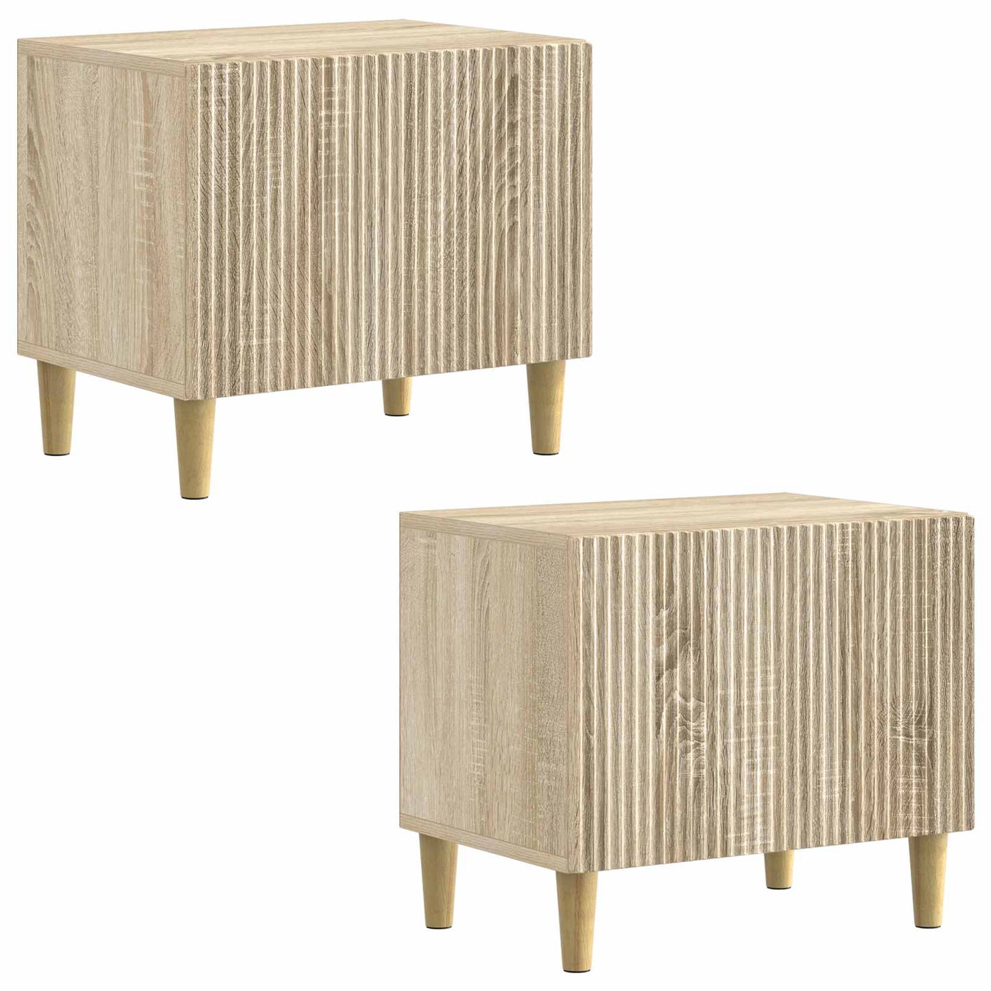 vidaXL TV Cabinet Sonoma Oak Engineered Wood 4