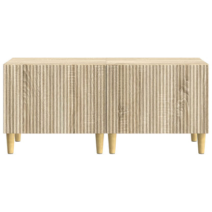 vidaXL TV Cabinet Sonoma Oak Engineered Wood 5