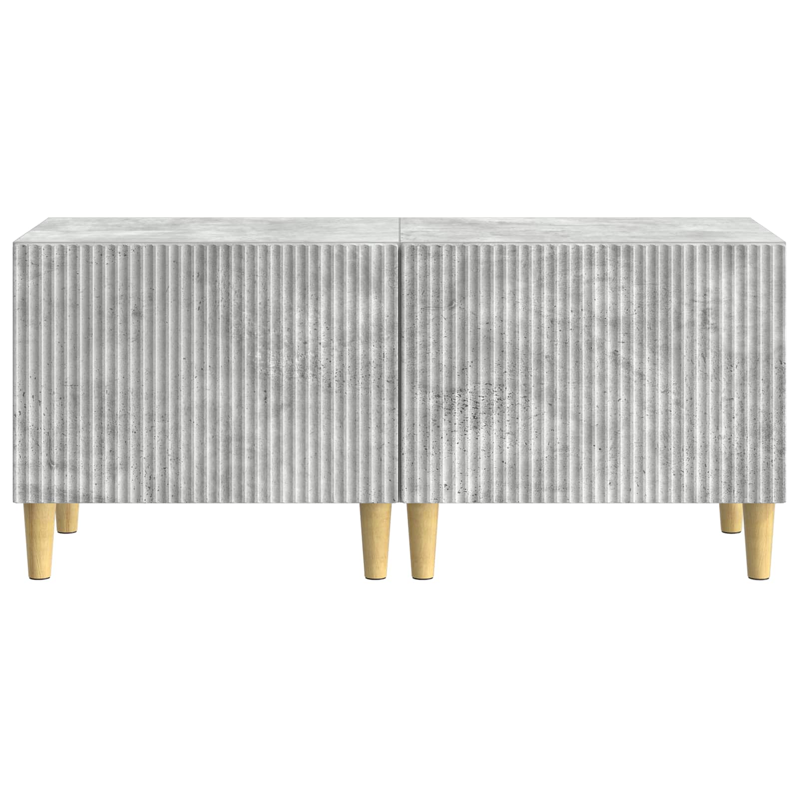 vidaXL TV Cabinet Concrete Grey Engineered Wood 5
