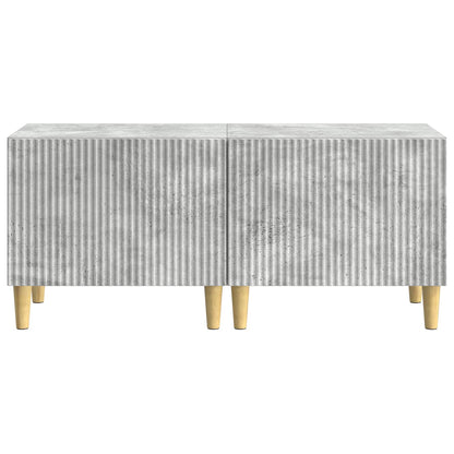 vidaXL TV Cabinet Concrete Grey Engineered Wood 5