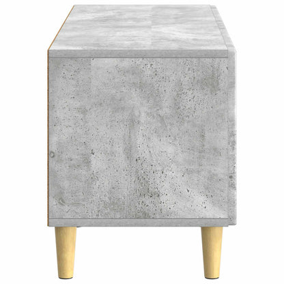 vidaXL TV Cabinet Concrete Grey Engineered Wood 6