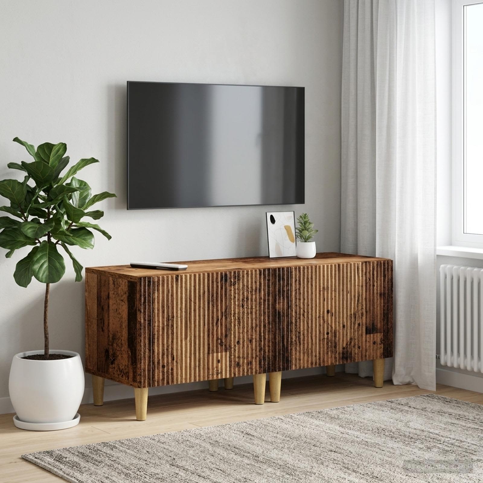 vidaXL TV Cabinet Old Wood Engineered Wood 1