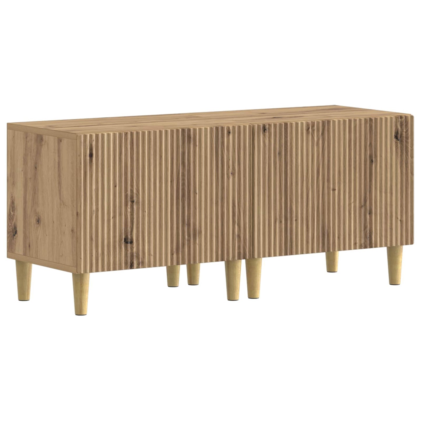 vidaXL TV Cabinet Artisan Oak Engineered Wood 2