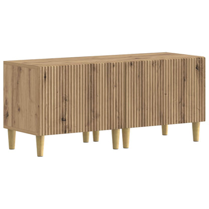 vidaXL TV Cabinet Artisan Oak Engineered Wood 2