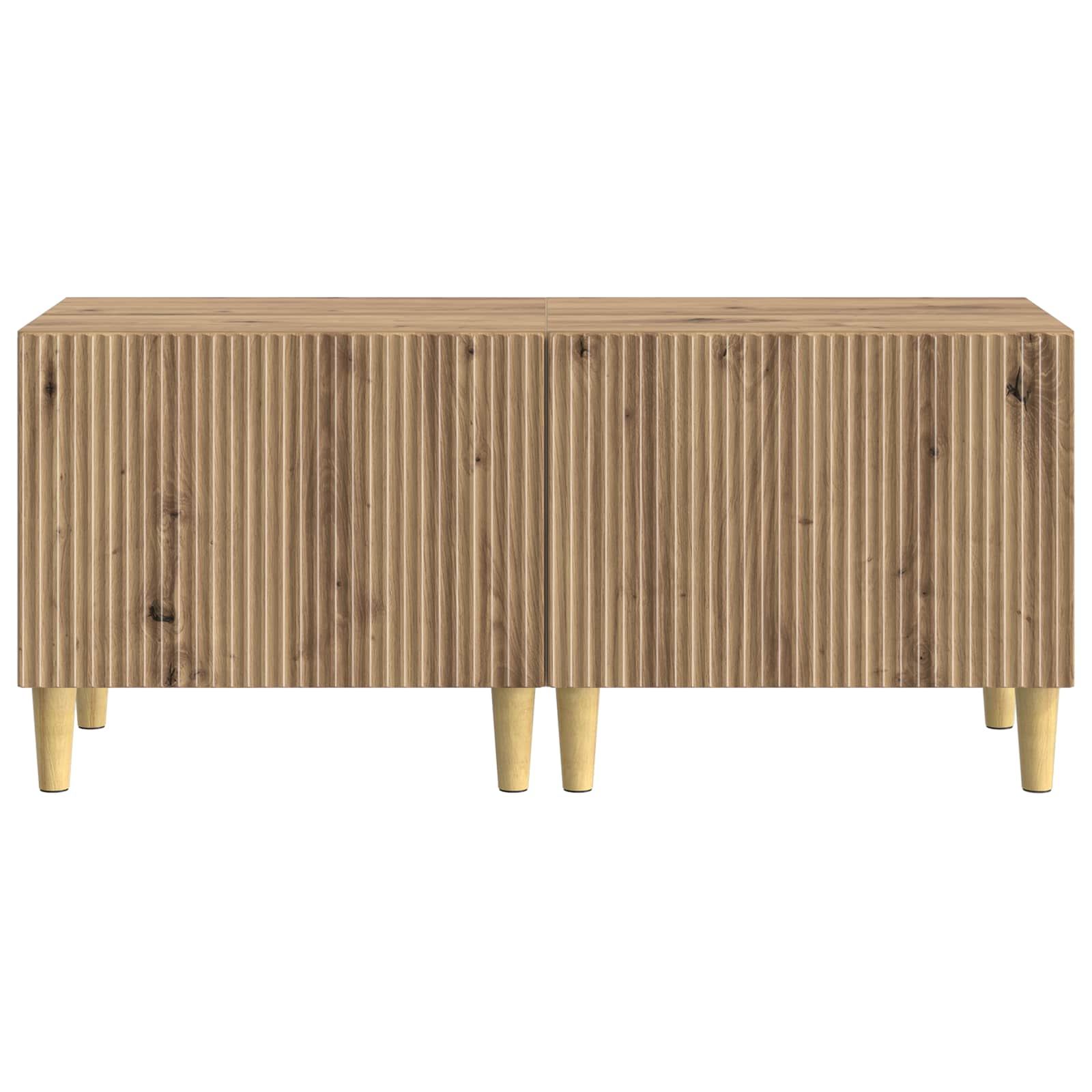 vidaXL TV Cabinet Artisan Oak Engineered Wood 5