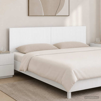 vidaXL Wall-Mounted Headboard ARNHEM White Engineered Wood 1