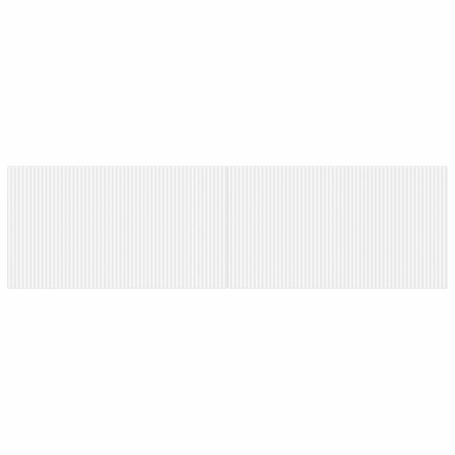 vidaXL Wall-Mounted Headboard ARNHEM White Engineered Wood 3