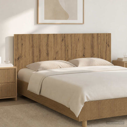 Wall-Mounted Headboard ARNHEM Engineered Wood Width 180 cm Artisan oak