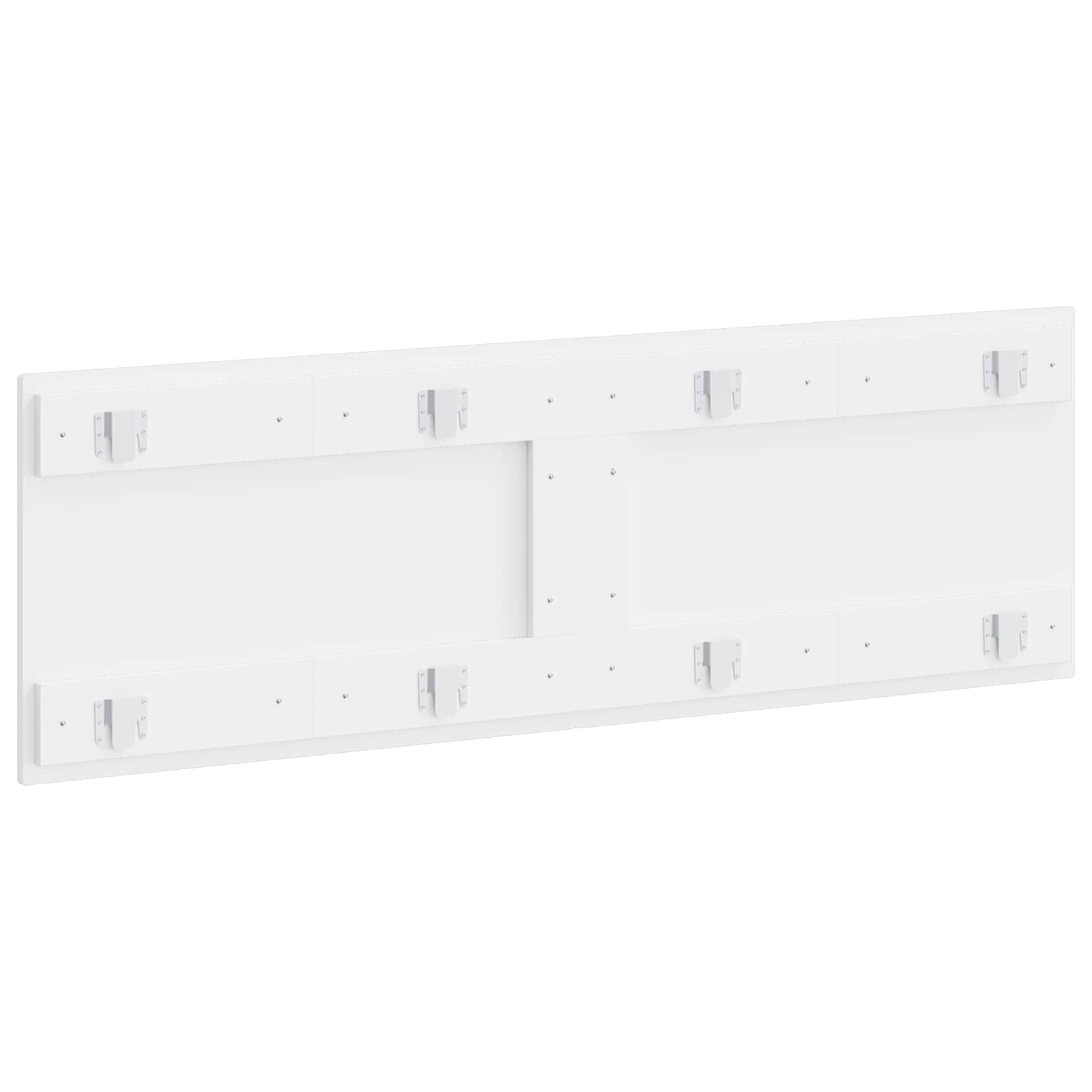 vidaXL Wall-Mounted Headboard ARNHEM White Engineered Wood 5