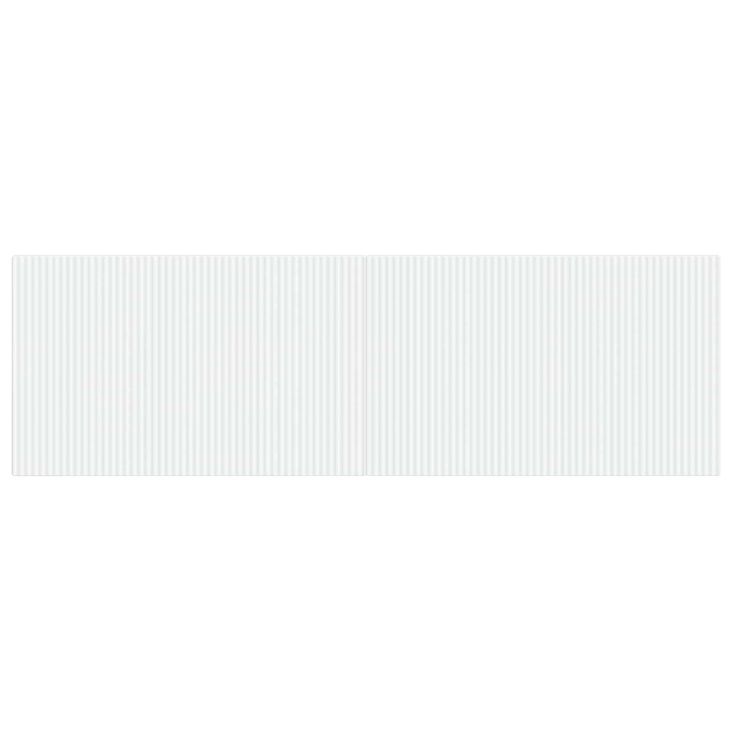 vidaXL Wall-Mounted Headboard ARNHEM White Engineered Wood 3