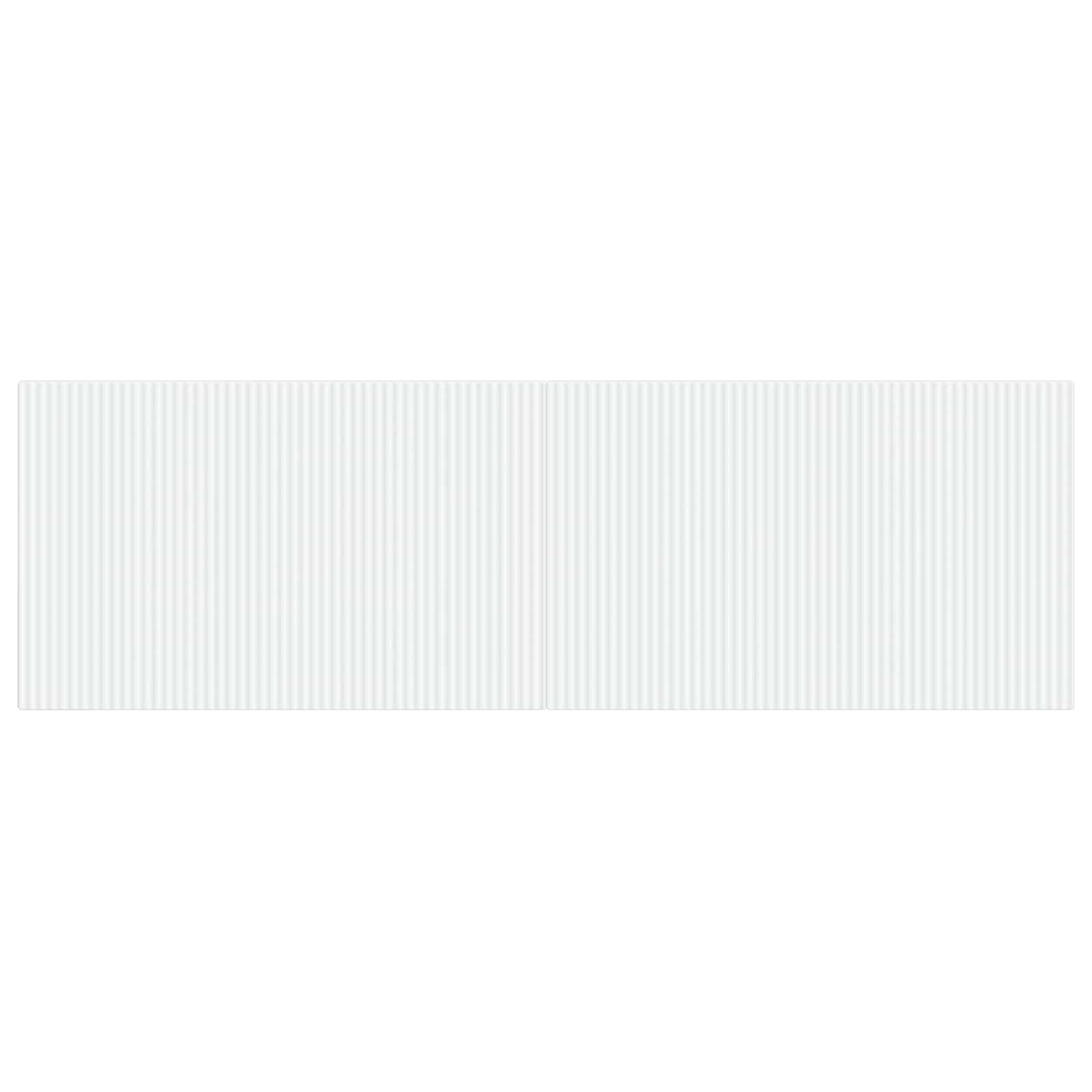 vidaXL Wall-Mounted Headboard ARNHEM White Engineered Wood 3