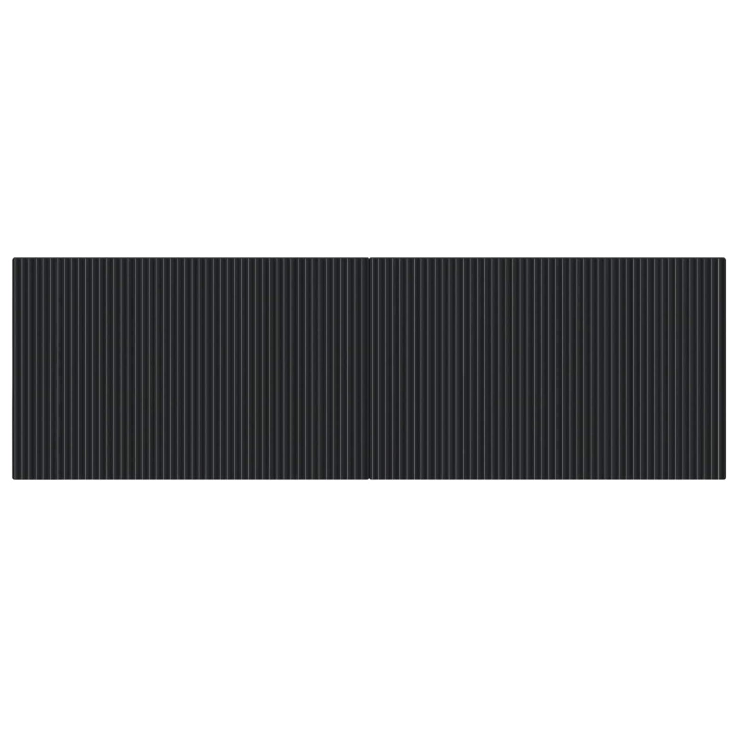 vidaXL Wall-Mounted Headboard ARNHEM Black Engineered Wood 3