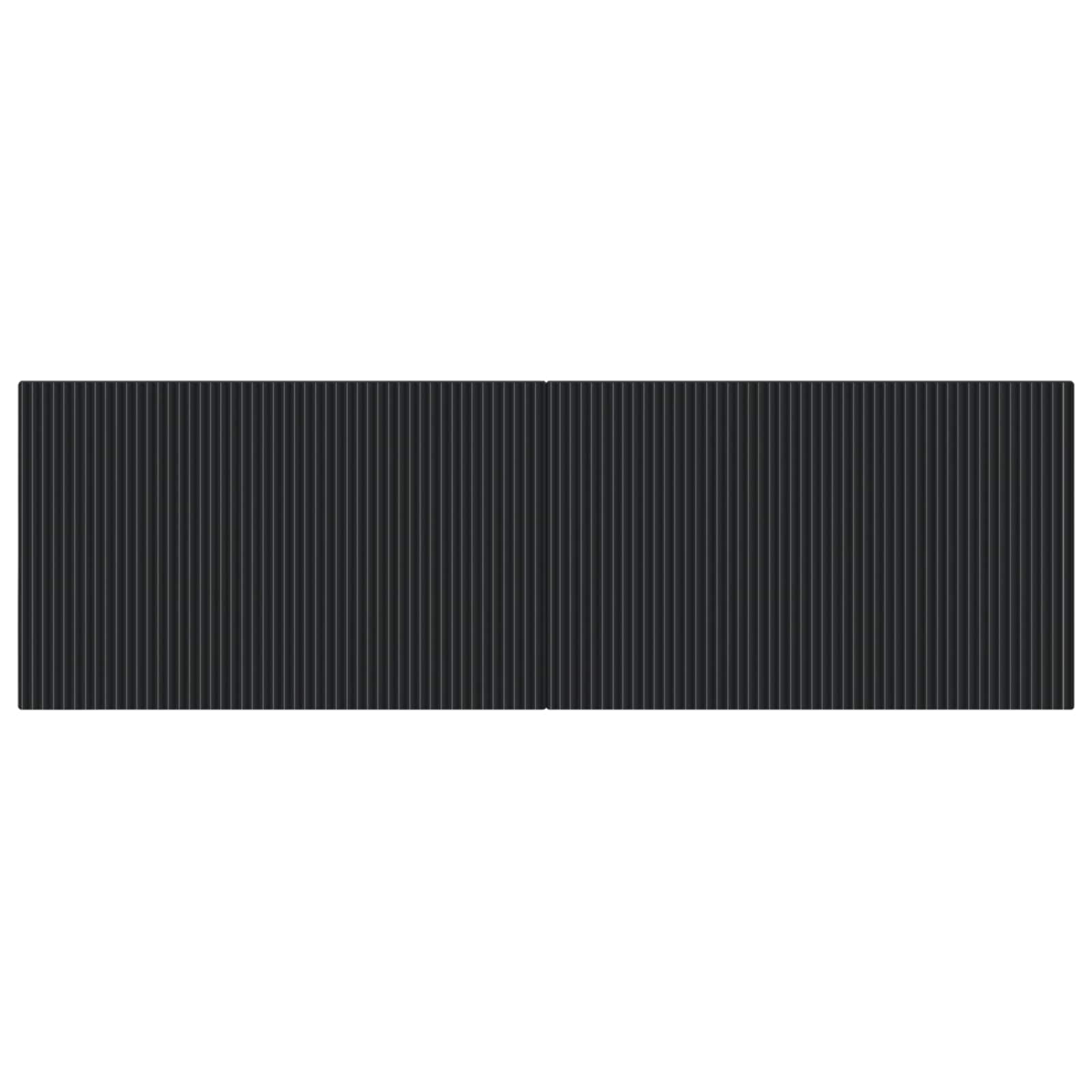 vidaXL Wall-Mounted Headboard ARNHEM Black Engineered Wood 3